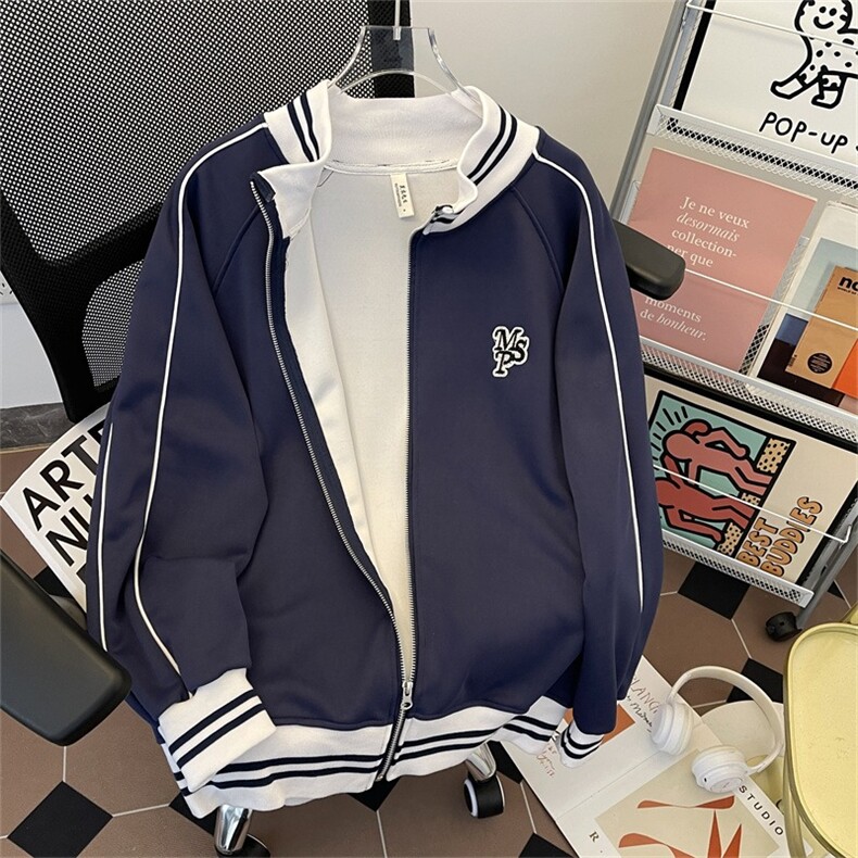 棒球服外套美式立领卫衣HY179P52,男装卫衣,星座1116-2