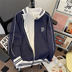 棒球服外套美式立领卫衣HY179P52，男装卫衣，星座1116-2