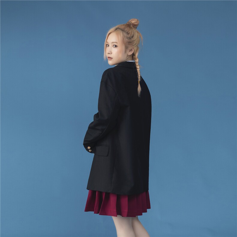 中性风C316 XZ659 P95新款班服校服制服JKDK短外套学院图片