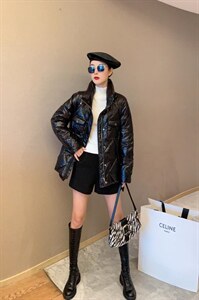 【现货】新款冬季白鸭绒宽松短款立领羽绒服图片