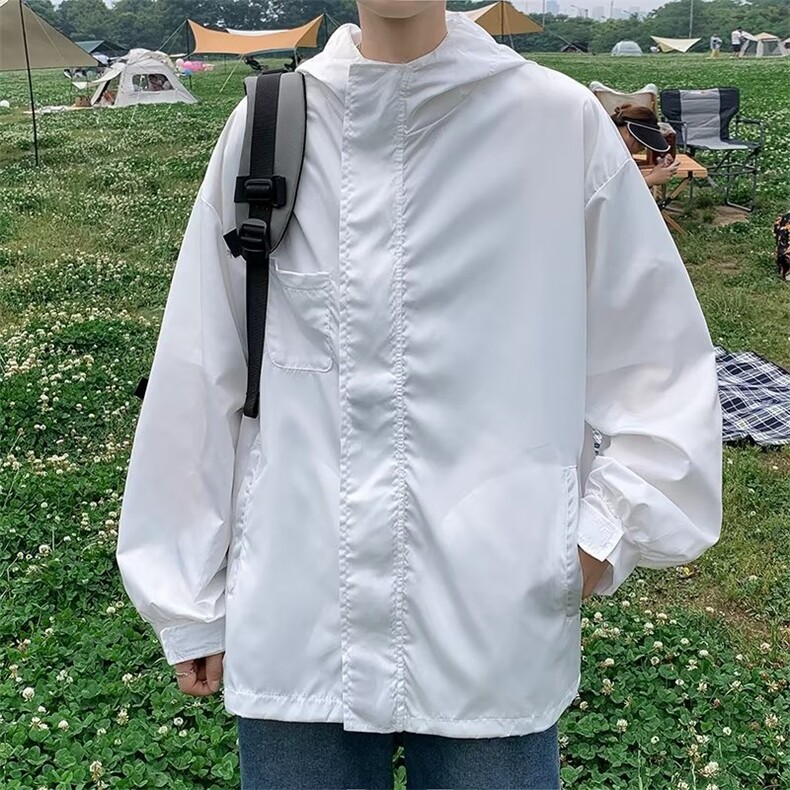 防晒衣男夏季透气宽松潮流百搭外套上衣户外运动风衣FS503P40,男装防晒衣,星座410-2