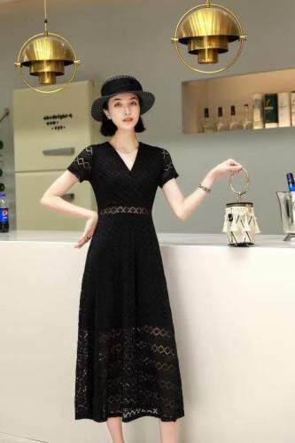 蕾丝连衣裙，女装连衣裙，依启蒙