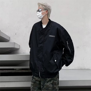 美式潮牌复古飞行员棒球服夹克男女春秋街头 J866 P75图片