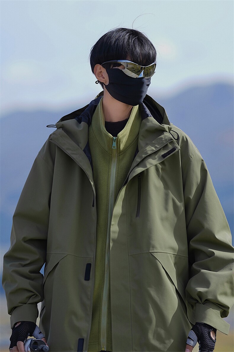 【真三防三合一冲锋衣】DZ2168-TP215控价299Cityboy防水冲锋衣,男装棉衣,电商A102-1