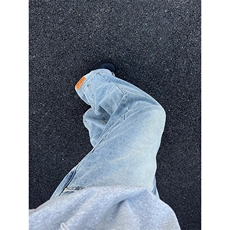 你裤子穿反了，反方向的牛仔裤倒装牛仔裤DZ01，男装牛仔裤，星座1007（原301D）