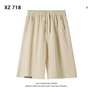夏季薄款宽松华棉舒适潮牌5分五分休闲裤男  XD1716特批35图片
