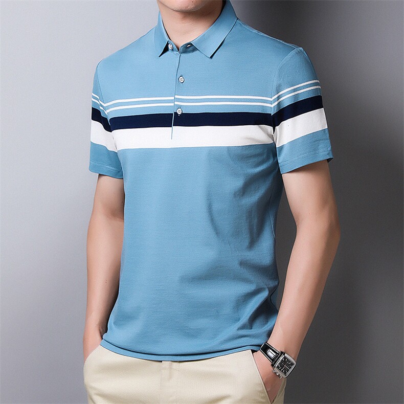 短袖t恤男POLO衫翻领夏季新款衣服打底衫时尚男士上衣男装衣服,男装T恤,电商B212（原钱塘6029）