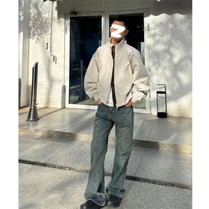 网图慎用 蛇年限定新款立领大码痞帅机车夹克外套J5217-特P45控88图片