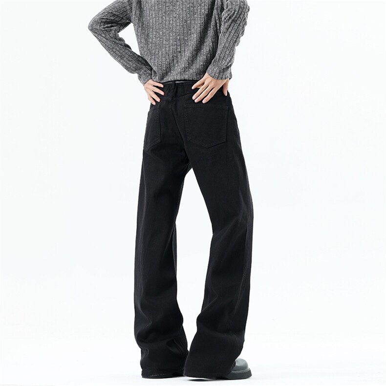 【现货】XZ1218BK5156特价P45美式复古马蹄扣锁扣装饰牛仔裤,男装牛仔裤,星座1218（原611-3）