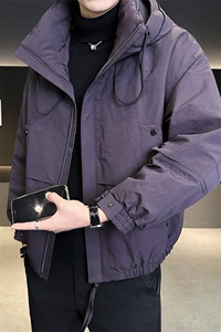 新标90绒有 店主风冬季男士休闲连帽羽绒服外套 25992-P275图片
