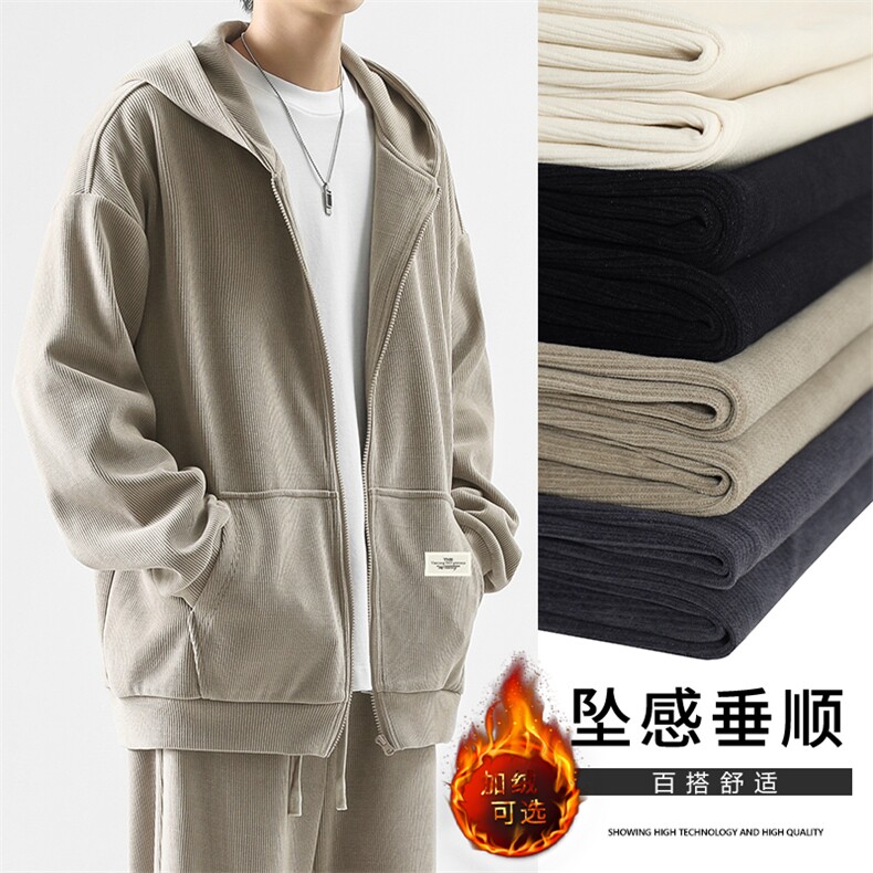 加厚垂顺时尚百搭休闲裤直筒条绒保暖TK888-常规特批78加绒特批88图片