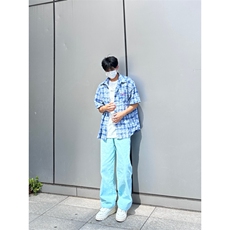 24年春夏季水洗高街vibe直筒宽松阔腿五色牛仔裤NZ2310-P55控78，男装牛仔裤，星座1002-1