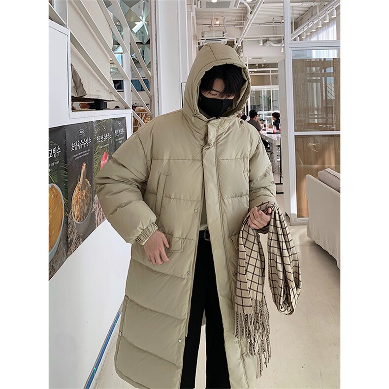 90%鸭绒长款羽绒服D5566-TP245348韩版设计高街保暖羽绒服，男装羽绒服，电商A102