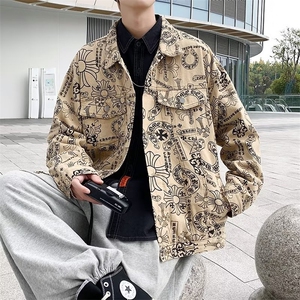 男秋季2023新款长袖夹克外套D0025P65图片