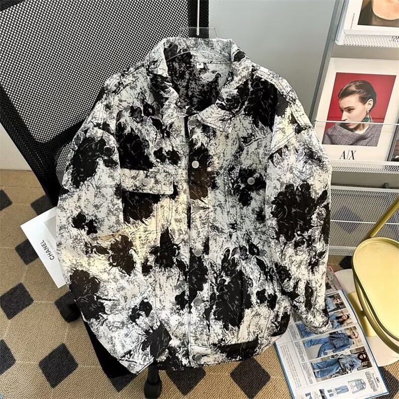 JK098抖音黑标原版牛仔高质量蓝色M-2XL,男装工装外套,星座218-1（原230）