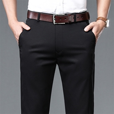 春季时尚长裤纯色2023年口袋百搭中老年裤子西裤SD2601，男装西裤，钱塘6003（原4033）