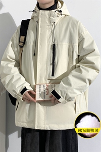 冬上新三合一冲锋衣潮加绒保暖羽绒服外套男女 8311-P210控价299图片