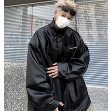 F139-P652024新款飞行员皮衣外套男美式潮牌宽松机车服皮夹克，男装夹克，星座512-6