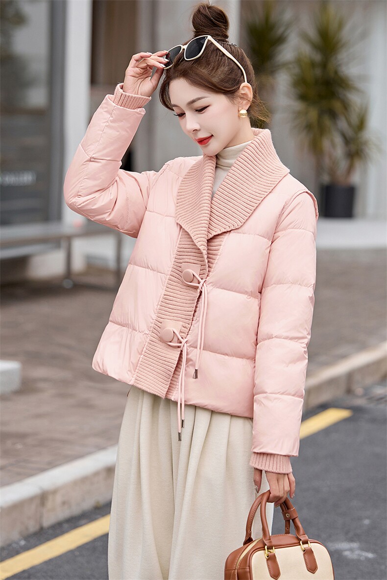 冬季新款时尚加厚保暖羽绒服女短款修身显瘦外套（现货）,女装羽绒服,恋慕依尚