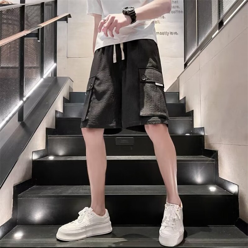 时尚潮牌青春流行潮五分裤宽松型男中高腰运动裤休闲裤LDK03P45,男装休闲裤,星座1116-2