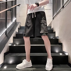时尚潮牌青春流行潮五分裤宽松型男中高腰运动裤休闲裤LDK03P45，男装休闲裤，星座1116-2