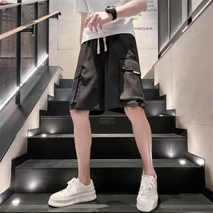 时尚潮牌青春流行潮五分裤宽松型男中高腰运动裤休闲裤LDK03P45图片