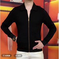 翻领拉链长袖现货百搭25秋季j166-p55，男装卫衣，星座1602（原101B）