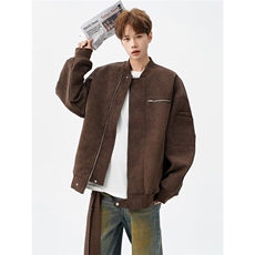 F078#-P76美式cleanfit复古扎染高级感春季夹克外套，男装夹克，电商B323A