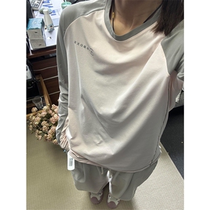 现货 原版做法 对色 带防嗮凉感吊牌 拼接速干长袖男女 A696-P45图片