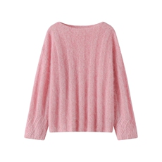 2025秋冬百搭时尚简约圆领长袖宽松针织羊绒衫,女装羊绒衫,品秋羊绒,清河羊绒市场 2025秋冬百搭时尚简约圆领长袖宽松针织羊绒衫,女装羊绒衫,品秋羊绒,清河羊绒市场