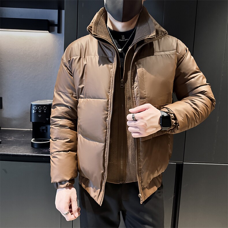 店主大棉衣冬季皮棉袄男社会小伙版型工装外套袄子8675-P138控178,男装棉衣,电商D327