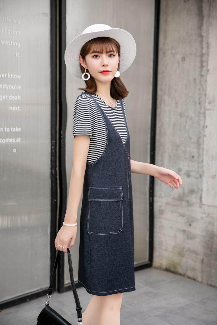 （现货）假两件连衣裙，女装连衣裙，伊娜蕾尔