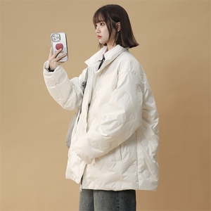 新款 中性风 90绒防风服宽松羽绒服外套 225-2-Y205-P255图片