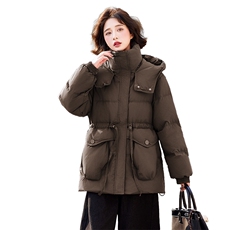 2024冬季新款时尚潮流女装羽绒服修身显瘦保暖外套，女装羽绒服，姿萝菲
