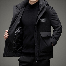 BAMJ-8971钱塘2020-2中年男士冬季厚款商务休闲百搭羽绒服P315，男装羽绒服，钱塘207-2