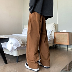 8XL-M特大码工装裤男长裤时尚潮牌宽松型纯色美式休闲裤K925P60，男装休闲裤，电商D206-1