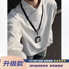美式搭配高街社恐立领连帽卫衣潮牌忍者外套男编绳长裤，女装短外套，四季星座505