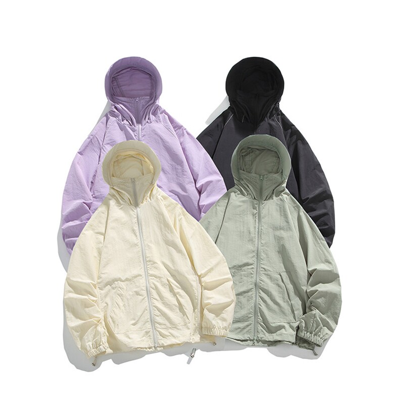 户外防晒衣防紫外线超轻薄冰丝情侣款连帽防晒服25XJ55238特批图片