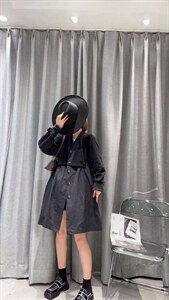 2021秋装新款欧美风洋气风衣图片