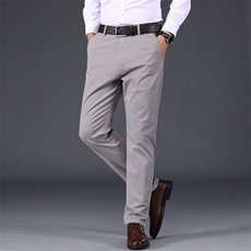 6602-P40现货早秋款休闲裤男纯棉裤男士潮流加大码胖胖哥直筒长裤，男装棉裤，星座224