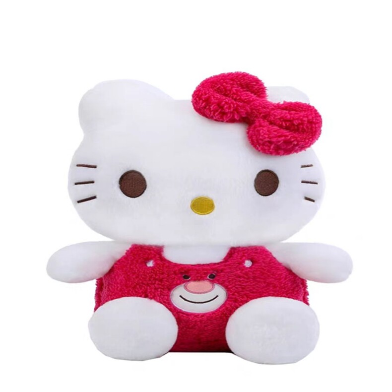 草莓小猫，亿卡萌毛绒玩具