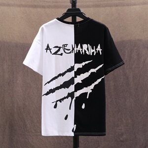 714-1-T092男装新款短袖潮日系数码印花T恤情侣潮x,男装T恤,星座714-1