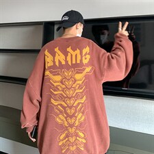 情侣港风潮流提花针织打底衫宽松毛衣圆领重工水洗线衫32434-P88，男装T恤，星座517A-1