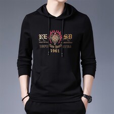 2023新款卫衣男士上衣针织衫长袖T恤P85，男装针织衫/毛衣，电商D223-1