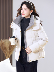 2025年冬季新款时尚简约棉服现货，女装棉衣/棉服，婷思杰（原婷想服饰）