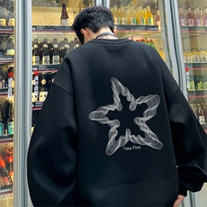！圆领卫衣男装港风长袖T恤男外套男WY174-P28，男装卫衣，电商B367
