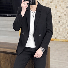 T2203-P1402025秋季时尚男士西装双排扣西服西裤两件套装，男装西服，星座507A（原星座306B-2）