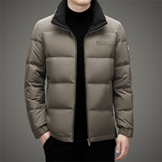 冬季新款加厚保暖羽绒服男士外套中年短商务休闲款爸爸男装外套，男装羽绒服，电商B212（原钱塘6029）