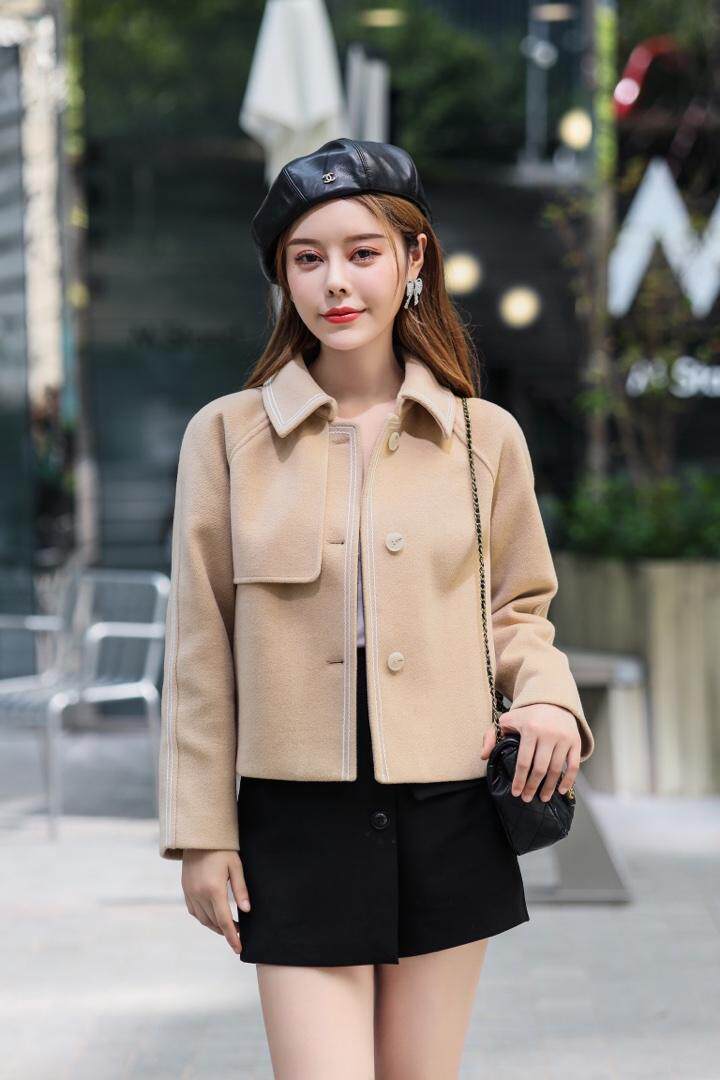 羊毛呢大衣，火爆，其它，蕊妮