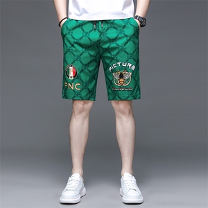 C2333505钱塘2020-2夏季新款男士印花薄款休闲裤时尚短裤P49图片